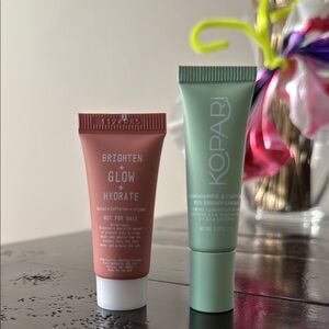 Kopari Niacinamide & Caffeine Eye Bright Cream and KOA LIFE Eye Treatment Duo